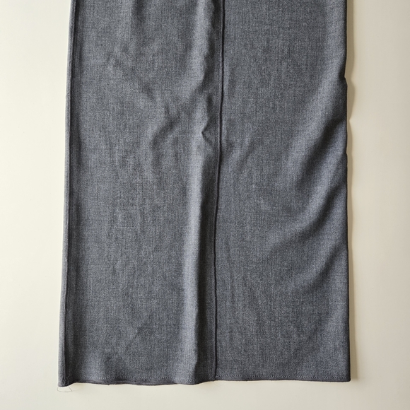 ZARA ZW COLLECTION Seamed Fitted Stretch Mock Neck Long Dress - Picture 6 of 16